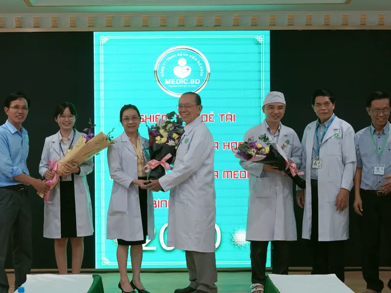 Nghiệm thu đề tài NGHIÊN CỨU KHOA HỌC NĂM 2020 tại Bệnh viện đa khoa Medic Bình Dương