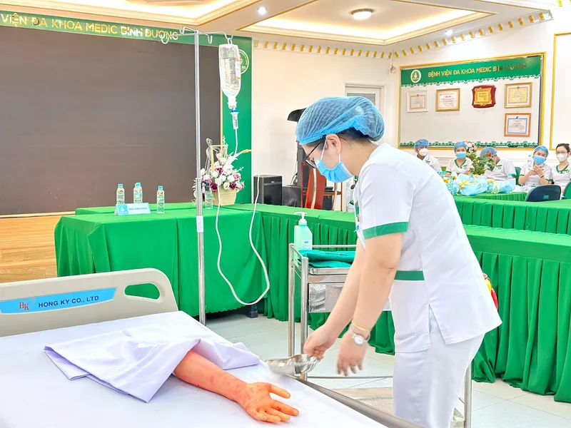 Hội thi tay nghề Điều dưỡng - Hộ sinh - KTV giỏi năm 2022