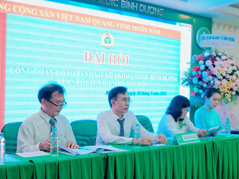 ĐẠI HỘI CÔNG ĐOÀN CƠ SỞ BỆNH VIỆN ĐA KHOA MEDIC BÌNH DƯƠNG