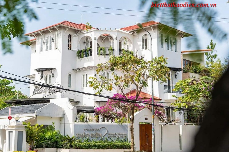 Tổng thể biệt thự phường thảo điền trong compound Tổng thể biệt thự phường thảo điền trong compound