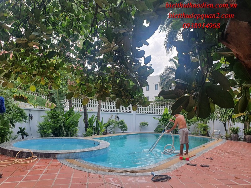 Cho thuê biệt thư hồ bơi sân vườn Cho thuê biệt thư hồ bơi sân vườn