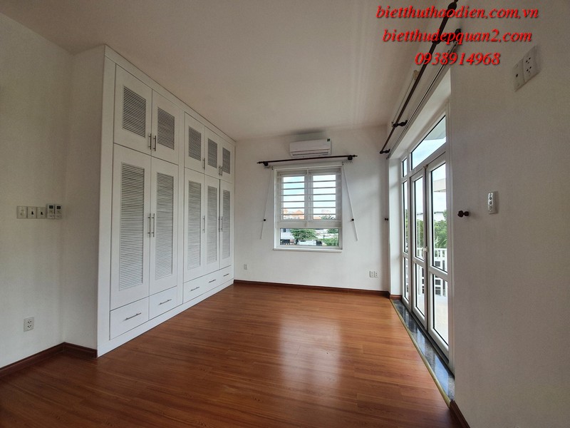 Phòng ngủ biệt thự hồ bơi sấn vườn cho thuê Phòng ngủ biệt thự hồ bơi sấn vườn cho thuê