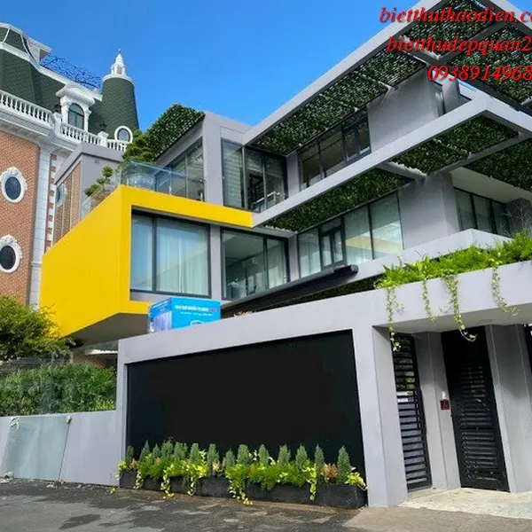 Biệt thự mặt tiền Nguyễn Văn Hưởng Thảo Điền