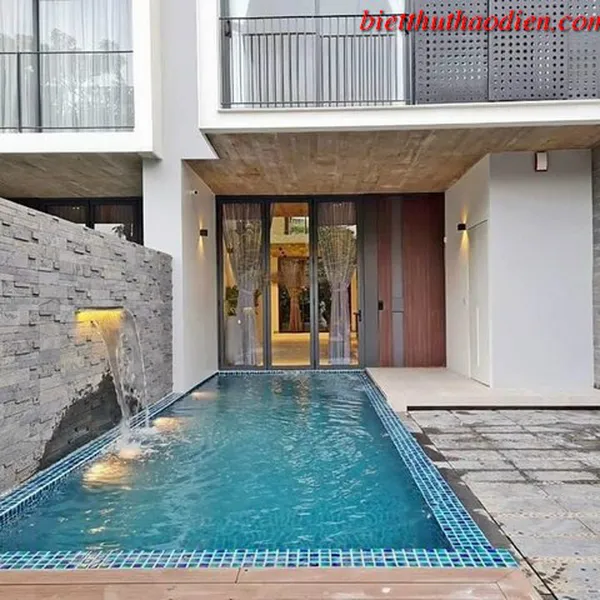 Cho thuê biệt thự hiện đại hồ bơi sân vườn