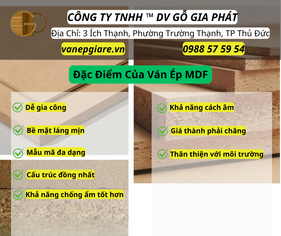 Đặc Điểm Của Ván Ép MDF Mang Lại