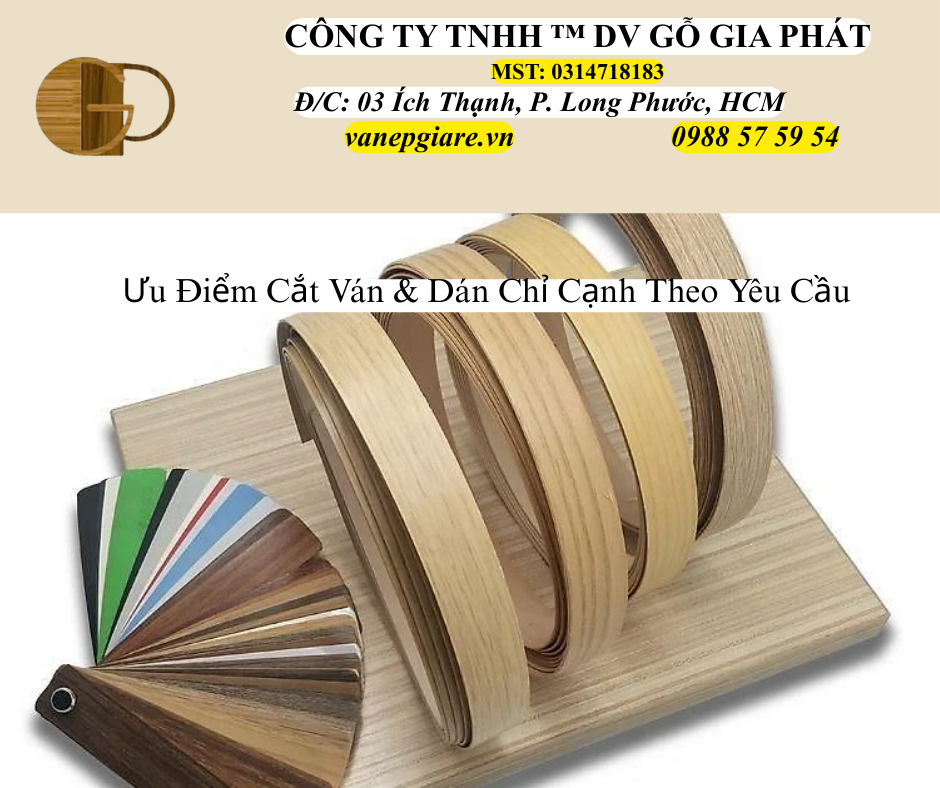 Ưu Điểm Của Cắt Ván Và Dán Chỉ Cạnh Theo Yêu Cầu