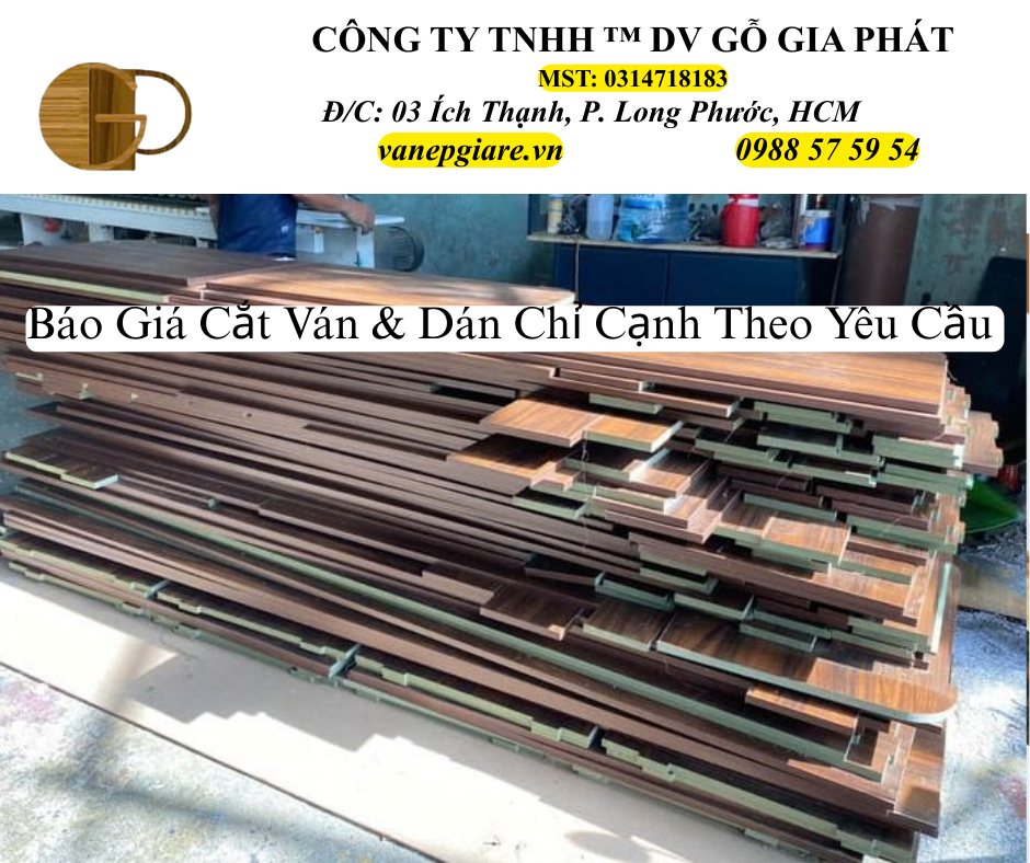 Báo Giá Cắt Ván Và Dán Chỉ Cạnh Theo Yêu Cầu Tại Quận 6