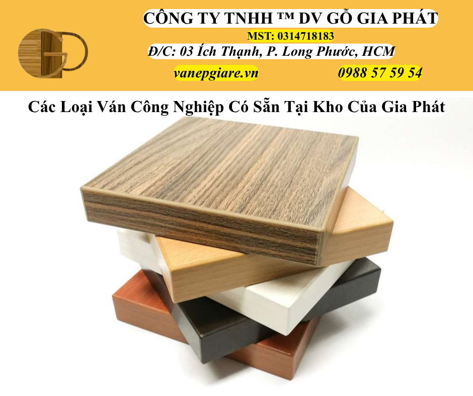 Các Loại Ván Công Nghiệp Có Sẵn Tại Kho Gia Phát