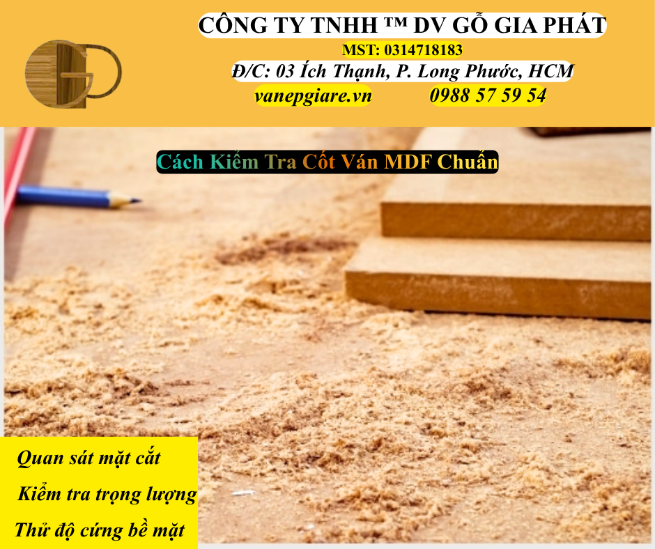 Cách Kiểm Tra Ván MDF Chất Lượng