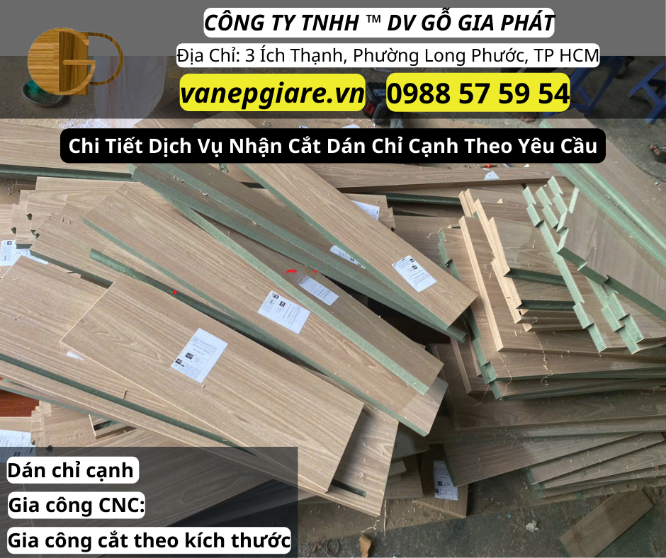 Các Dịch Vụ Cắt Và Dán Chỉ Cạnh Giá Rẻ Theo Yêu Cầu