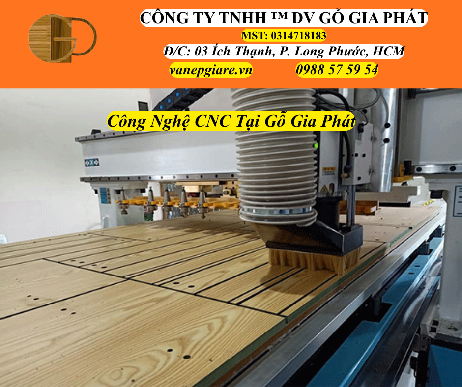 Công Nghệ Cắt Gỗ CNC Hiện Đại Tại Gỗ Gia Phát