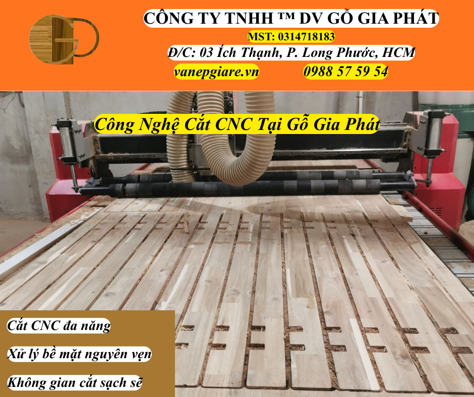 Công Nghệ Cắt Ván CNC Tại Gỗ Gia Phát