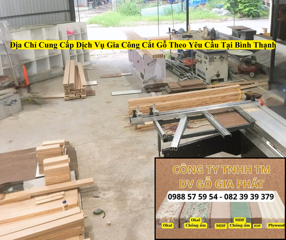 Địa Chỉ Cung Cấp Dịch Vụ Cia Công Cắt Ván Gỗ Theo Yêu Cầu Tại Bình Thạnh