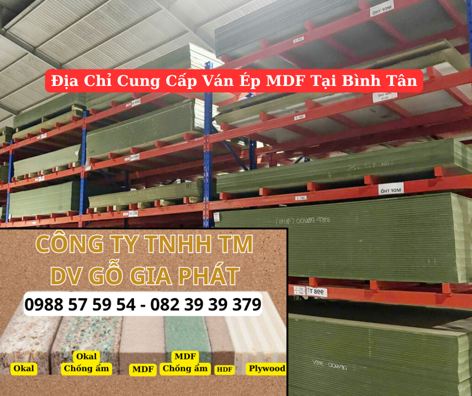 Địa Chỉ Cung Cấp Ván Ép MDF Tại Bình Tân