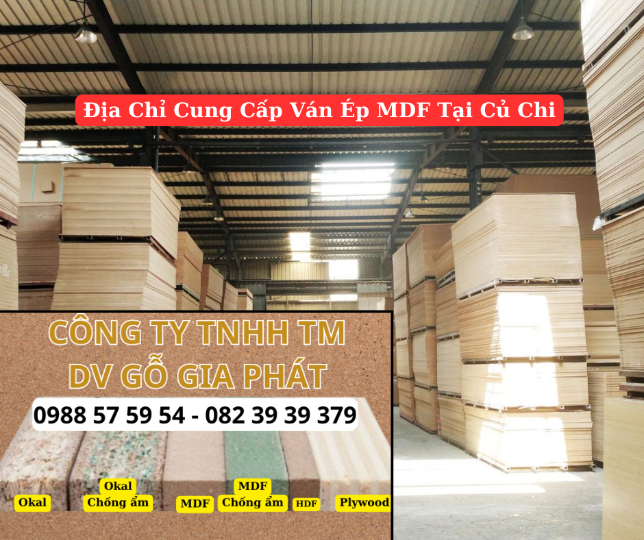 Địa Chỉ Cung Cấp Ván Ép MDF Tại Củ Chi