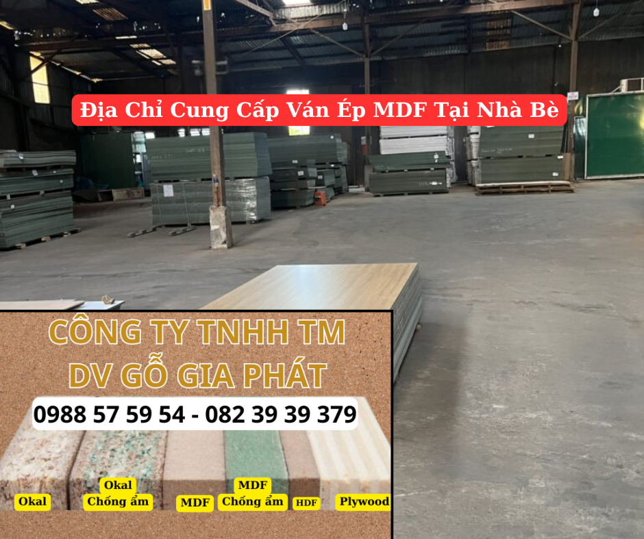 Địa Chỉ Cung Cấp Ván Ép MDF Tại Nhà bè