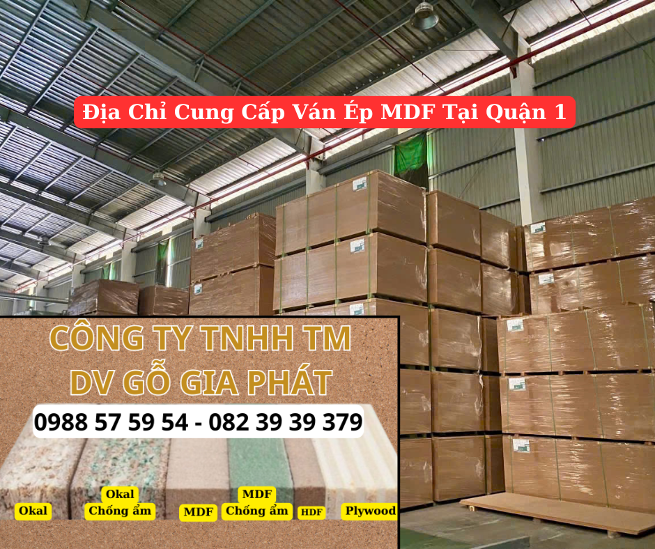 Địa Chỉ Cung Cấp Ván Ép MDF Giá Tốt Uy Tín Tại Quận 1