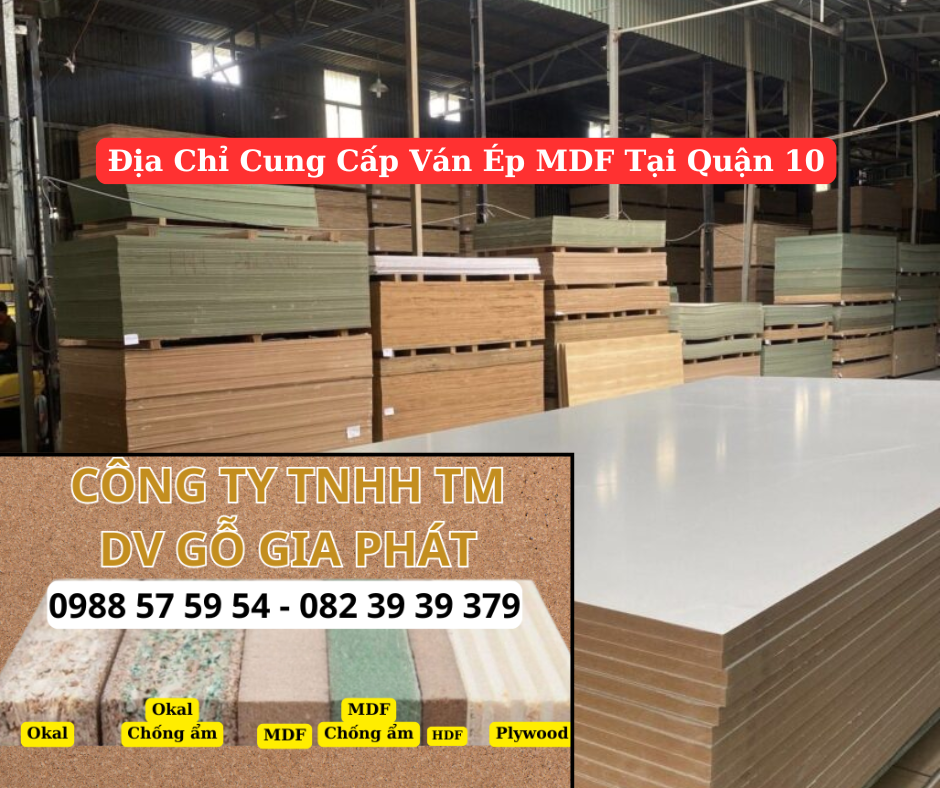 Địa Chỉ Cung Cấp Ván Ép MDF Tại Quận 10