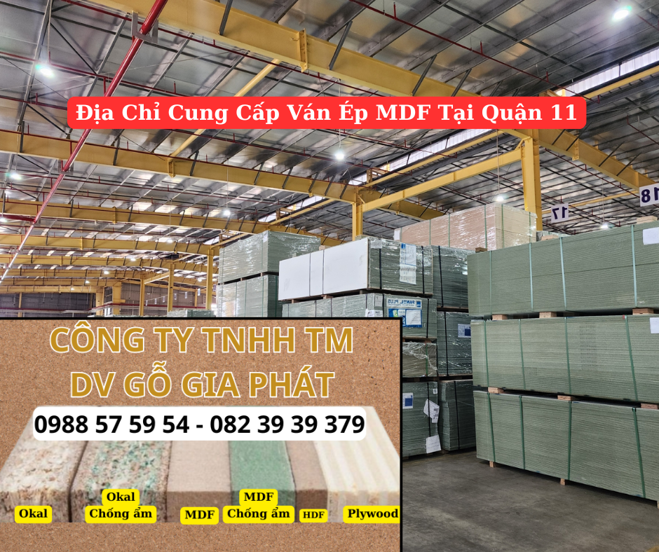 Địa Chỉ Cung Cấp Ván Ép MDF Tại Quận 11