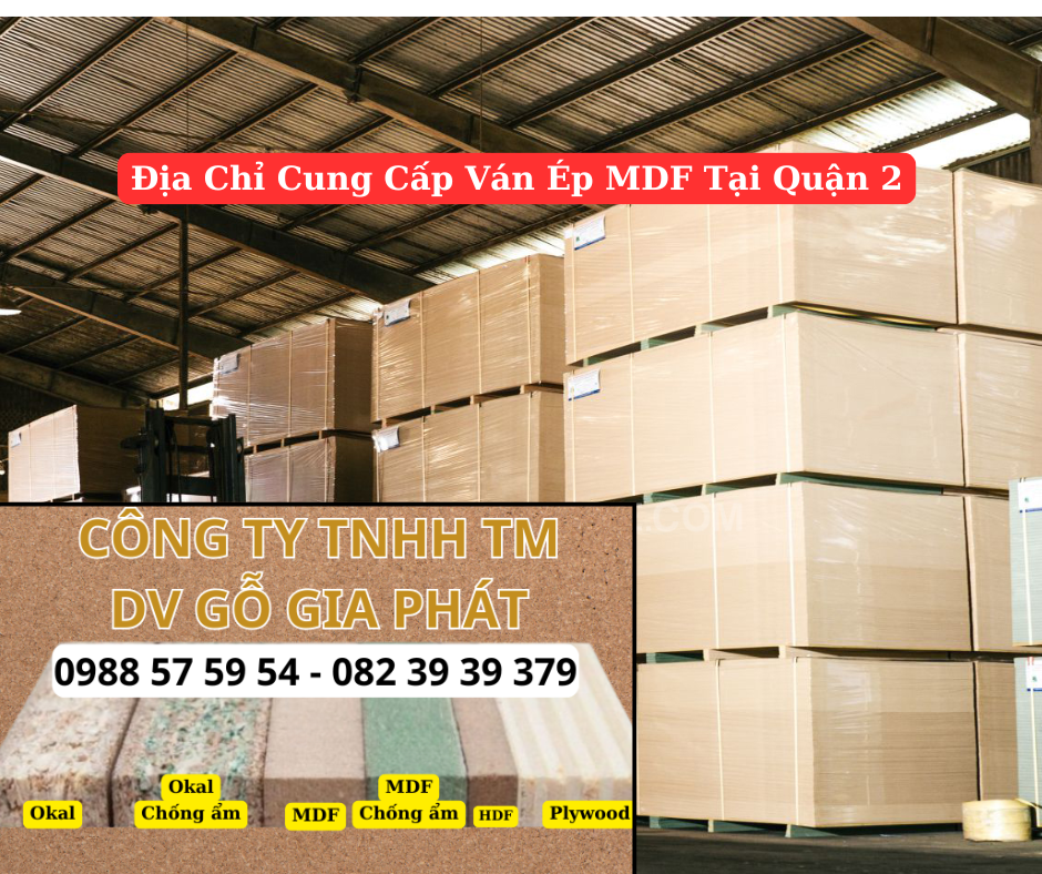Địa Chỉ Cung Cấp Ván Ép MDF Tại Quận 2