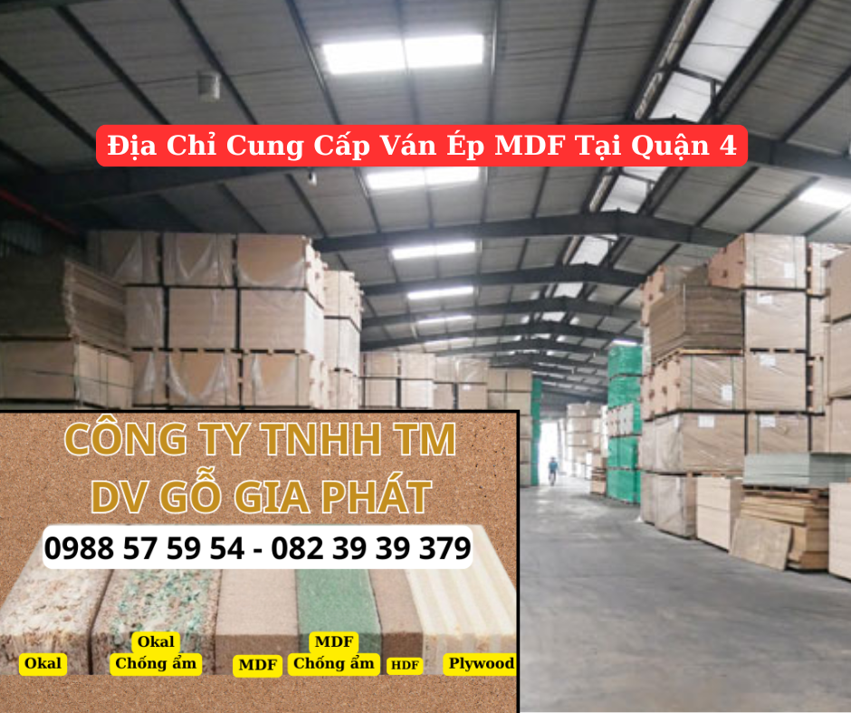Địa Chỉ Cung Cấp Ván Ép MDF Uy Tín Giá Tốt Tại Quận 4