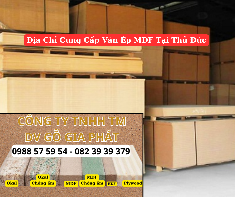 Địa Chỉ Cung Cấp Ván Ép MDF Giá Tốt Tại Thủ Đức