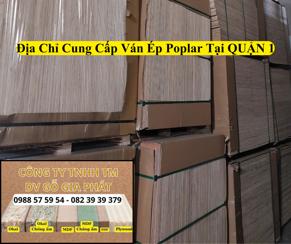 Địa Chỉ Cung Cấp Ván Ép Poplar Tại Quận 1