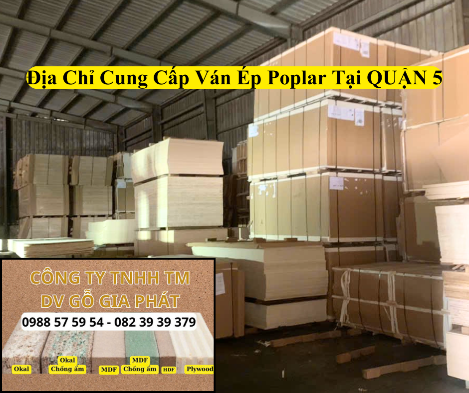 Địa Chỉ Cung Cấp Ván Ép Poplar Chất Lượng Tại Quận 5