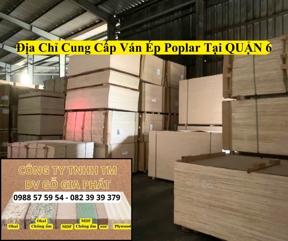 Địa Chỉ Cung Cấp Ván Ép Poplar Chất Lượng Tại Quận 6