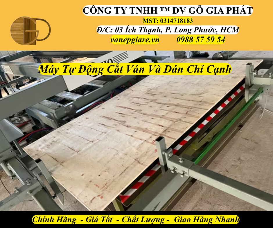 Máy Tự Động Cắt Ván Và Dán Chỉ Cạnh Theo Yêu Cầu