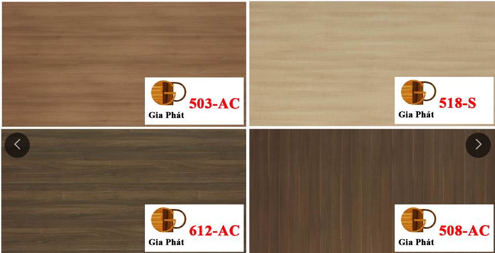 Mẫu melamine vân gỗ. Mẫu melamine vân gỗ.