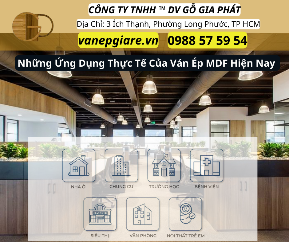 Những Ứng Dụng Của Ván Ép MDF Hiện Nay