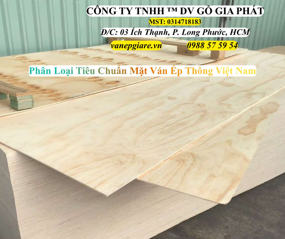 Phân Loại Tiêu Chuẩn Mặt Ván Ép Thông Hiện Nay