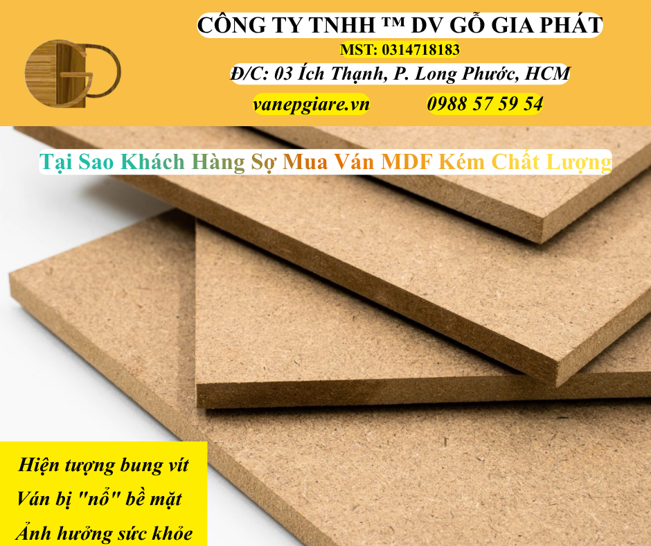 Tại Sao Khách Hàng Lại Sợ Mua Ván MDF Kém Chất Lượng