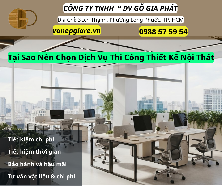 Tại Sao Nên Chọn Dịch Vụ Thi Công Thiết Kế Nội Thất Trọn Gói