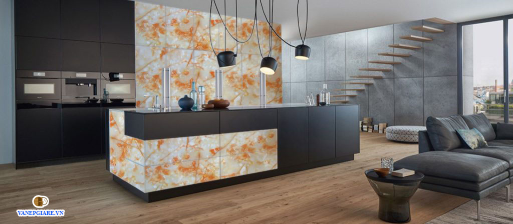 Ngôi nhà dùng tấm nhựa PVC giả vân đá cẩm thạch ốp tường thật sang trọng Ngôi nhà dùng tấm nhựa PVC giả vân đá cẩm thạch ốp tường thật sang trọng