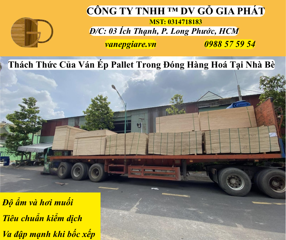 Thách Thức Của Ván Ép Pallet Trong Đóng Gói Hàng Hoá Tại Nhà Bè