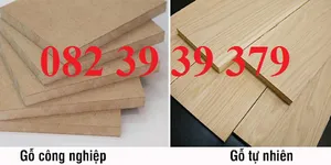 So sánh gỗ công nghiệp và gỗ tự nhiên