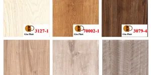 Những loại vân gỗ melamine được ưa chuộng nhất hiện nay.