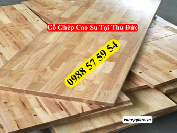 Gỗ cao su ghép thanh Thủ Đức