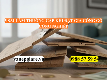 5 SAI LẦM THƯỜNG GẶP KHI ĐẶT GIA CÔNG GỖ CÔNG NGHIỆP & CÁCH TRÁNH TỐN KÉM TIỀN OAN