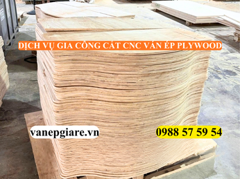 DỊCH VỤ GIA CÔNG CẮT CNC VÁN ÉP (PLYWOOD) THEO YÊU CẦU