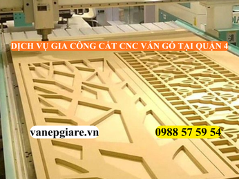 DỊCH VỤ GIA CÔNG CẮT CNC VÁN GỖ TẠI QUẬN 4 – CHUẨN XÁC, TỐI ƯU CHO CĂN HỘ