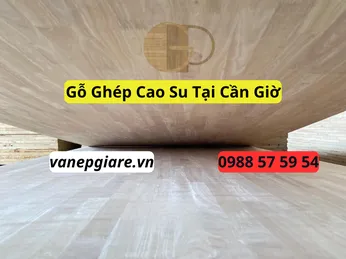 Gỗ Ghép Cao Su Tại Cần Giờ