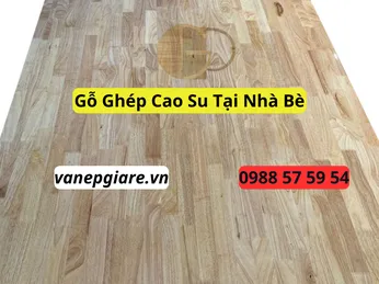 Gỗ Ghép Cao Su Tại Nhà Bè