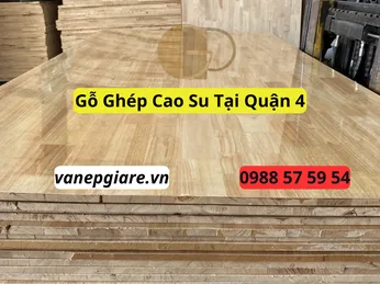 Gỗ Ghép Cao Su Tại Quận 4