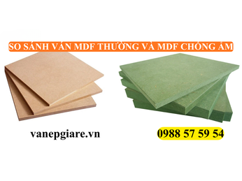 SO SÁNH VÁN MDF THƯỜNG VÀ MDF CHỐNG ẨM (HMR): LOẠI NÀO TỐT NHẤT CHO TỦ BẾP NHÀ BẠN?