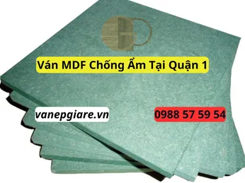 Ván MDF Chống Ẩm Tại Quận 1