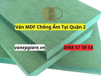Ván MDF Chống Ẩm Tại Quận 2