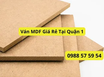 Ván MDF Giá Rẻ Tại Quận 1